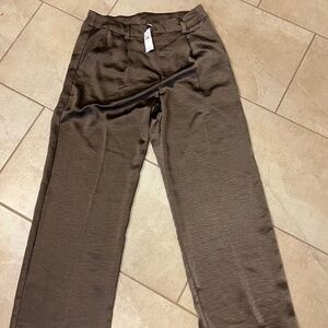 GAP shiny taupe pants